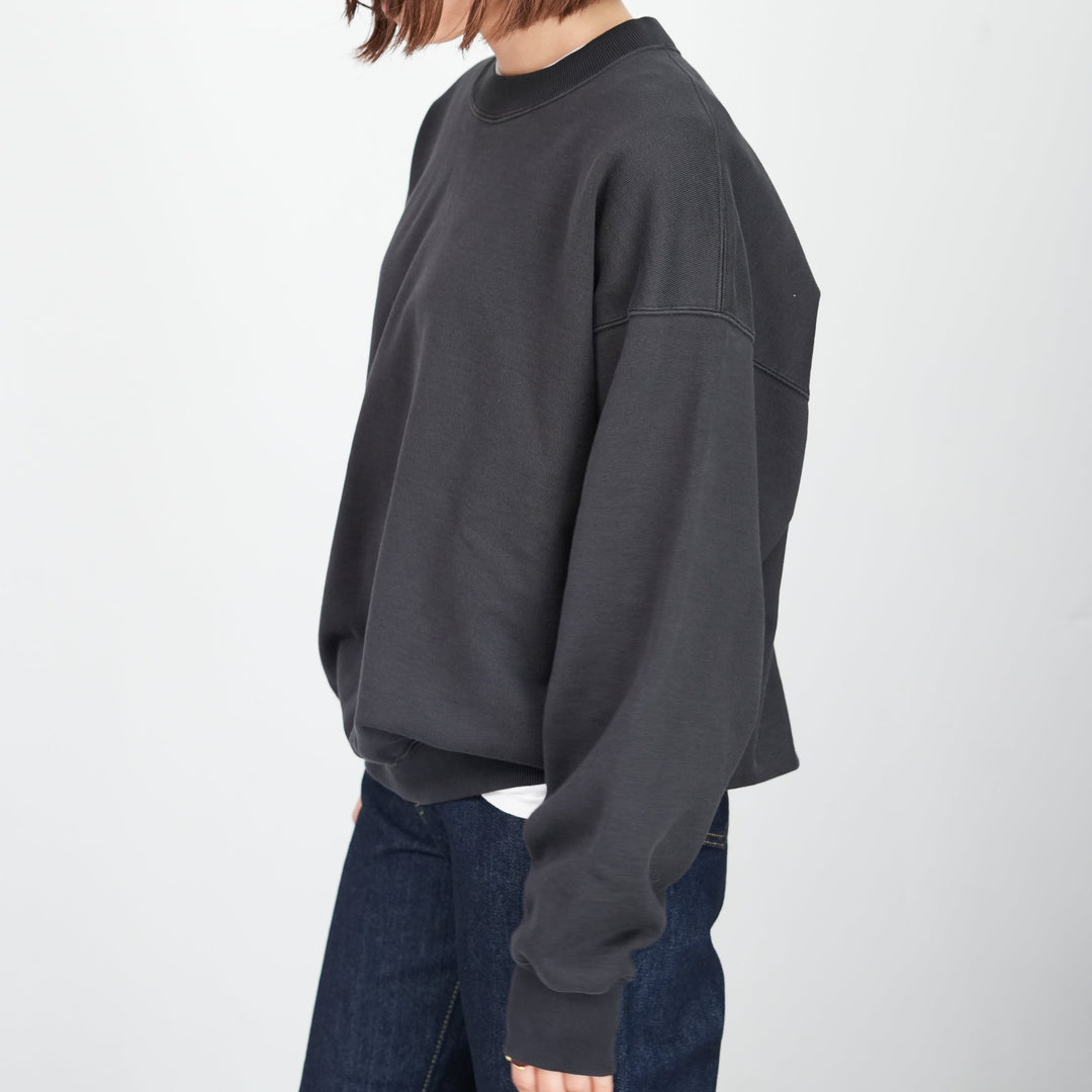 awasa Supima Aging Cotton Crew Neck Sweat 