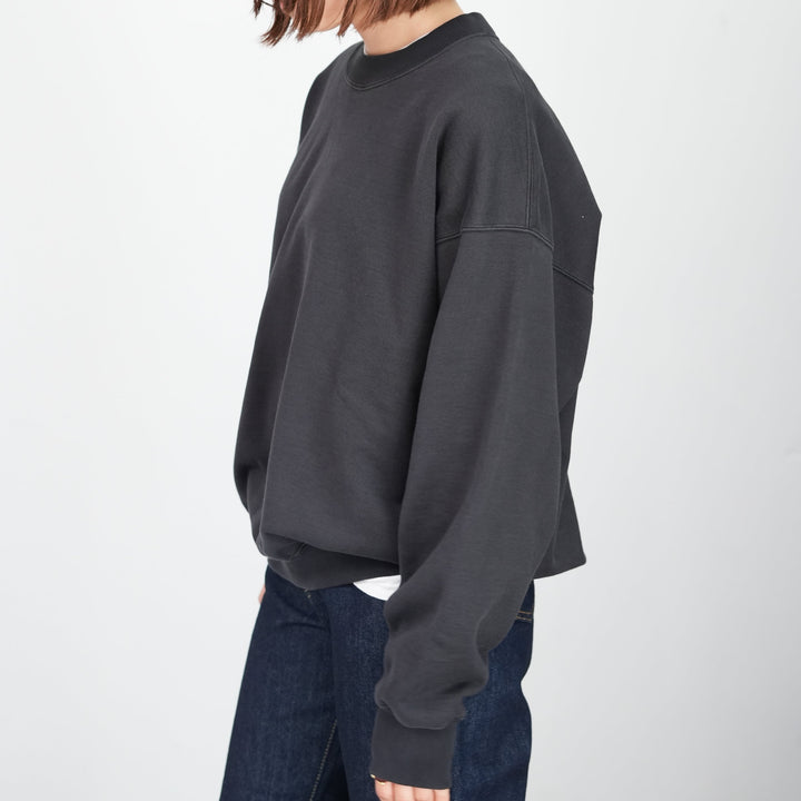 awasa Supima Aging Cotton Crew Neck Sweat 