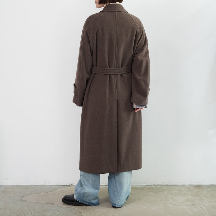 25AW】AURALEE SUPER FINE WOOL MOSSER SOUTIEN COLLAR COAT 