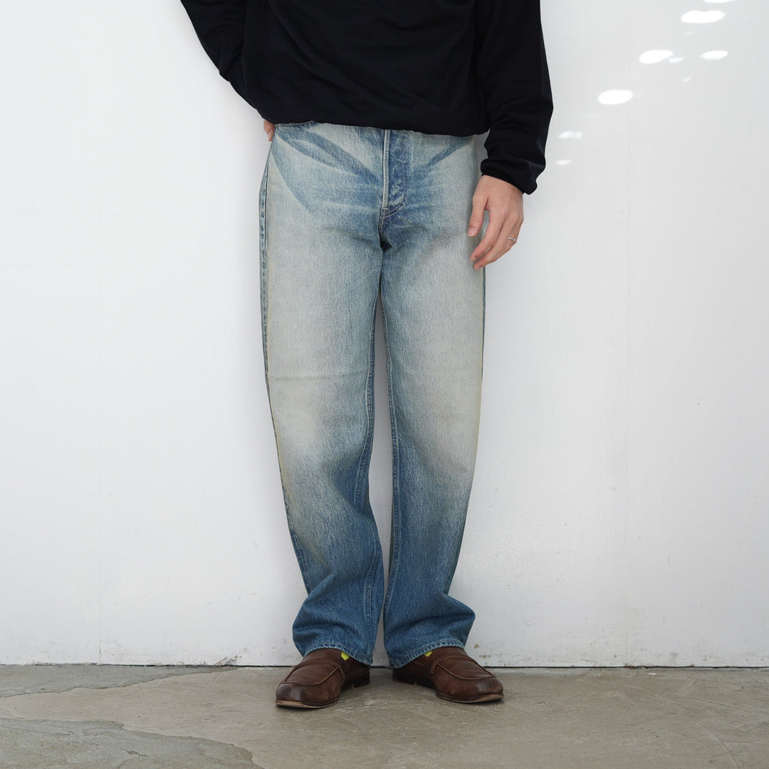 25AW】AURALEE SELVEDGE FADED HEAVY DENIM WIDE PANTS – Chum!