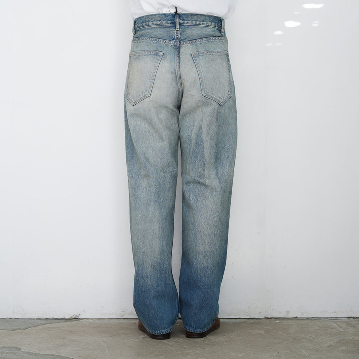 25AW】AURALEE SELVEDGE FADED HEAVY DENIM WIDE PANTS – Chum!