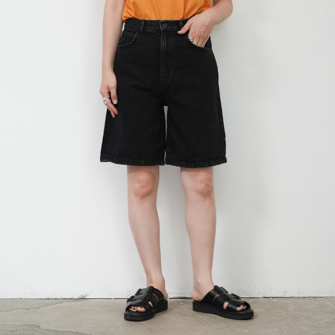 PHEENY Denim Convertible Pants ブラック 25AW 25AW】PHEENY Denim convertible pants 