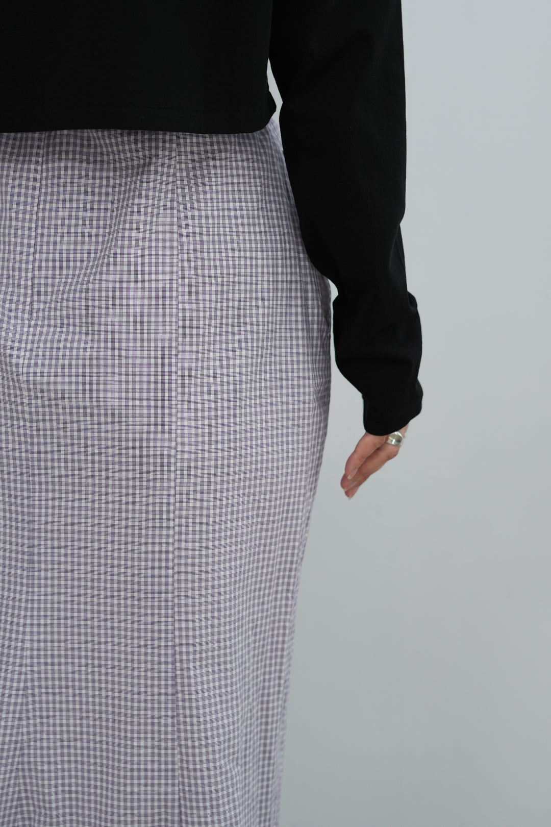 ジョイスアディッド2026SS チェック柄 ペンシルスカートJöICEADDED JöICEADDED Mood Pencil Skirt 