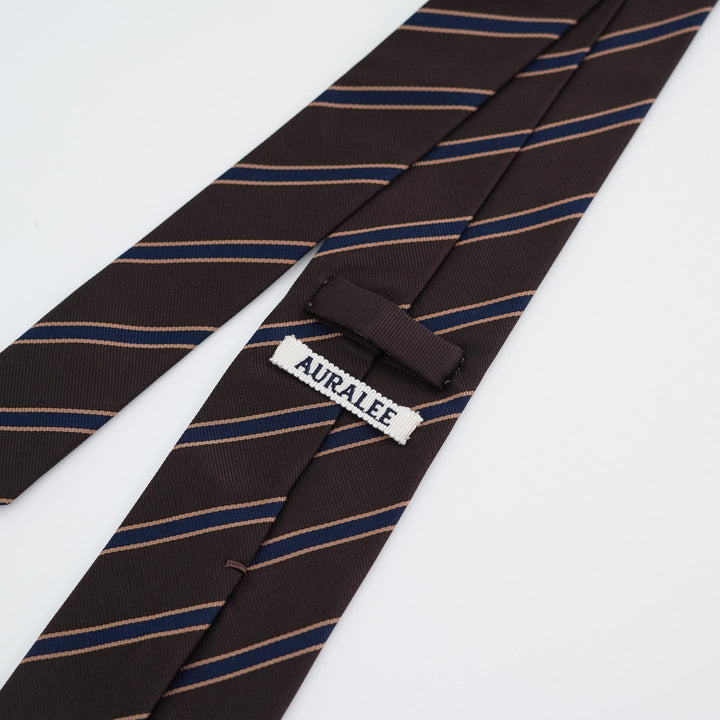 25AW】AURALEE SILK STRIPE TIE 