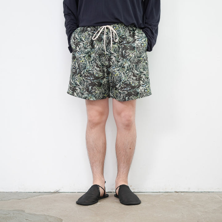 26SS】AURALEE PRINTED AIRY SILK SHORTS