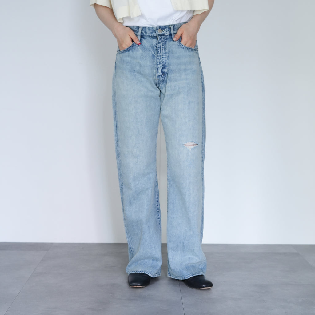 26SS】 AURALEE FADED SELVEDGE LIGHT DENIM PANTS – Chum!