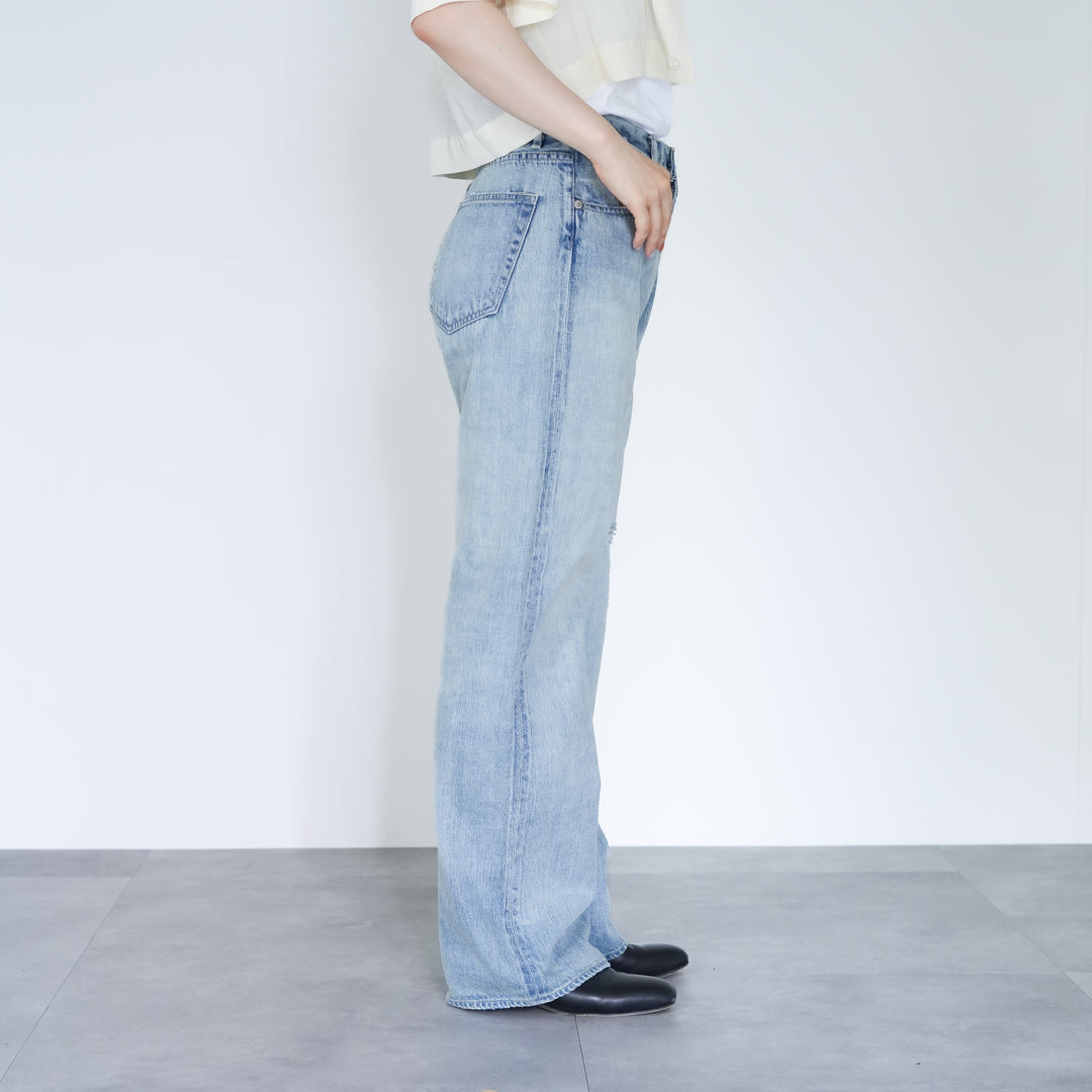 26SS】 AURALEE FADED SELVEDGE LIGHT DENIM PANTS – Chum!