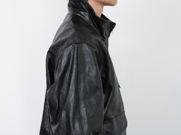 ジャケット・アウター 25aw AURALEE LAMB LEATHER ZIP BLOUSON 5 25AW】AURALEE LAMB LEATHER ZIP BLOUSON – Chum!