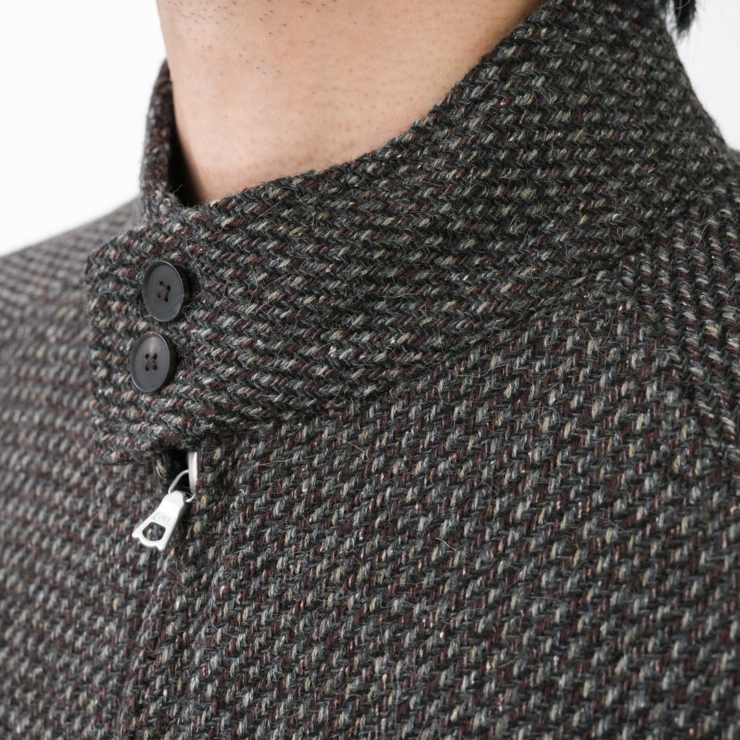 25AW】AURALEE ALPACA WOOL SILK TWEED ZIP BLOUSON – Chum!