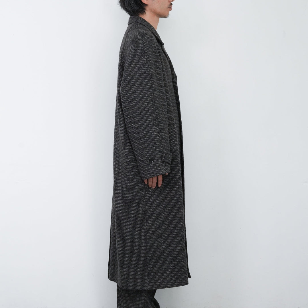 25AW】AURALEE ALPACA WOOL SILK TWEED SOUTIEN COLLAR COAT – Chum!