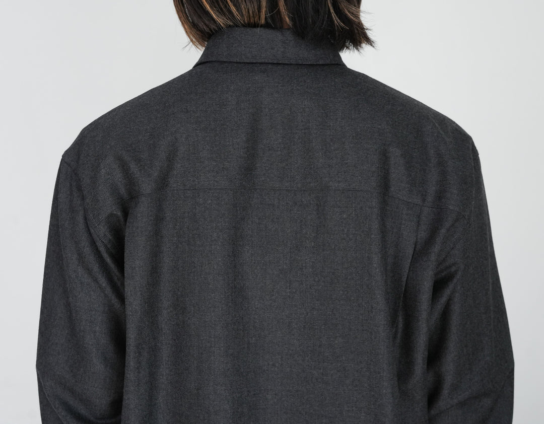 25AW】AURALEE SUPER LIGHT WOOL SHIRT 