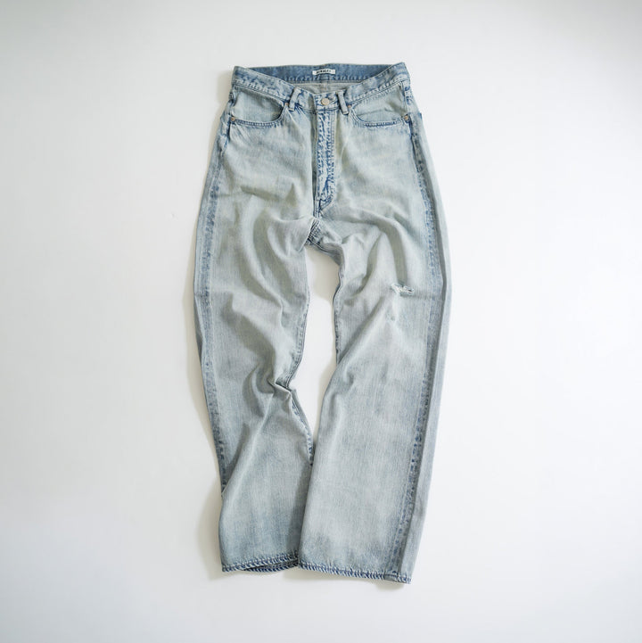 26SS】AURALEE FADED SELVEDGE LIGHT DENIM PANTS – Chum!
