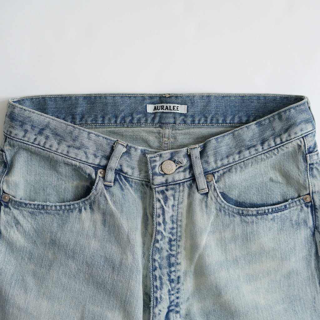 26SS】AURALEE FADED SELVEDGE LIGHT DENIM PANTS – Chum!