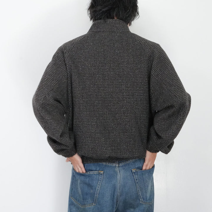 25AW】AURALEE ALPACA WOOL SILK TWEED ZIP BLOUSON – Chum!