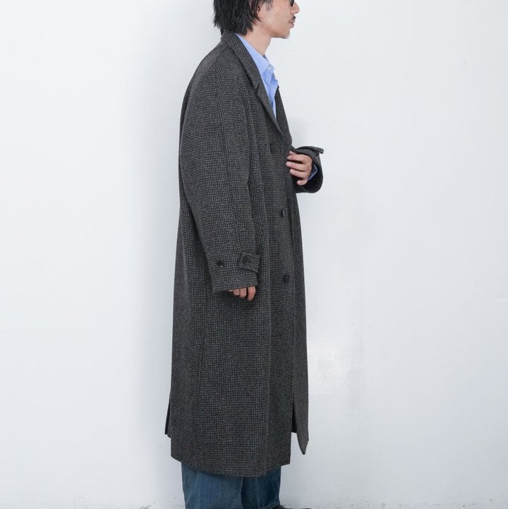 25AW】AURALEE ALPACA WOOL SILK TWEED SOUTIEN COLLAR COAT – Chum!