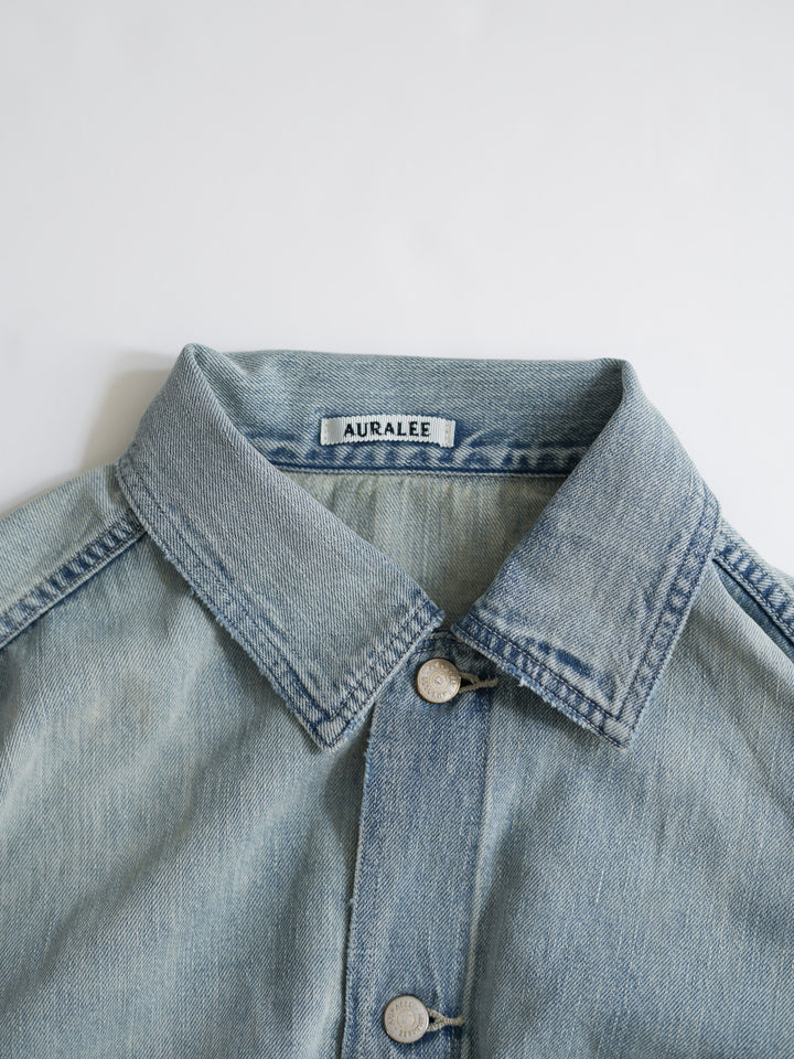 26SS】AURALEE FADED SELVEDGE LIGHT DENIM BLOUSON – Chum!
