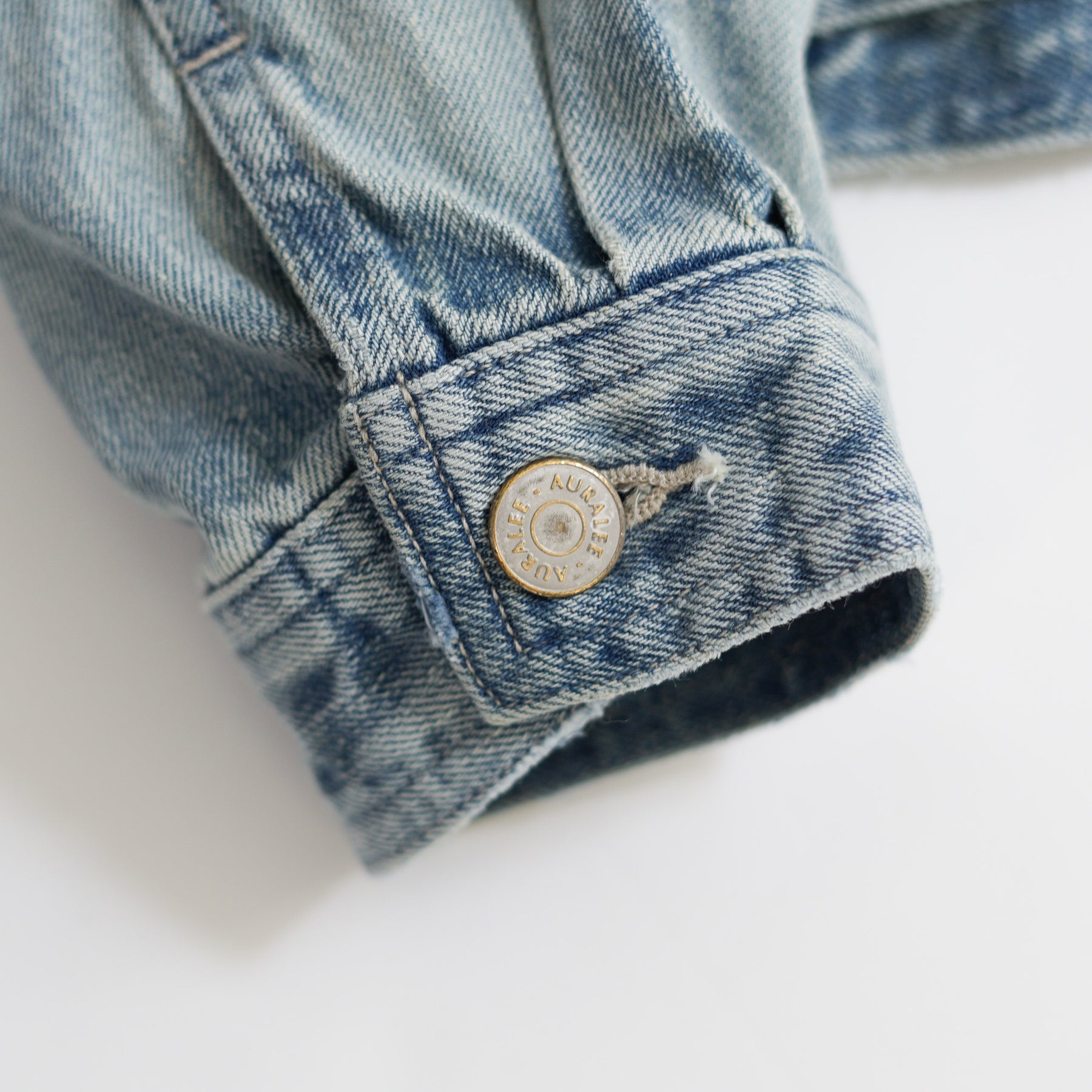 26SS】AURALEE FADED SELVEDGE LIGHT DENIM BLOUSON – Chum!