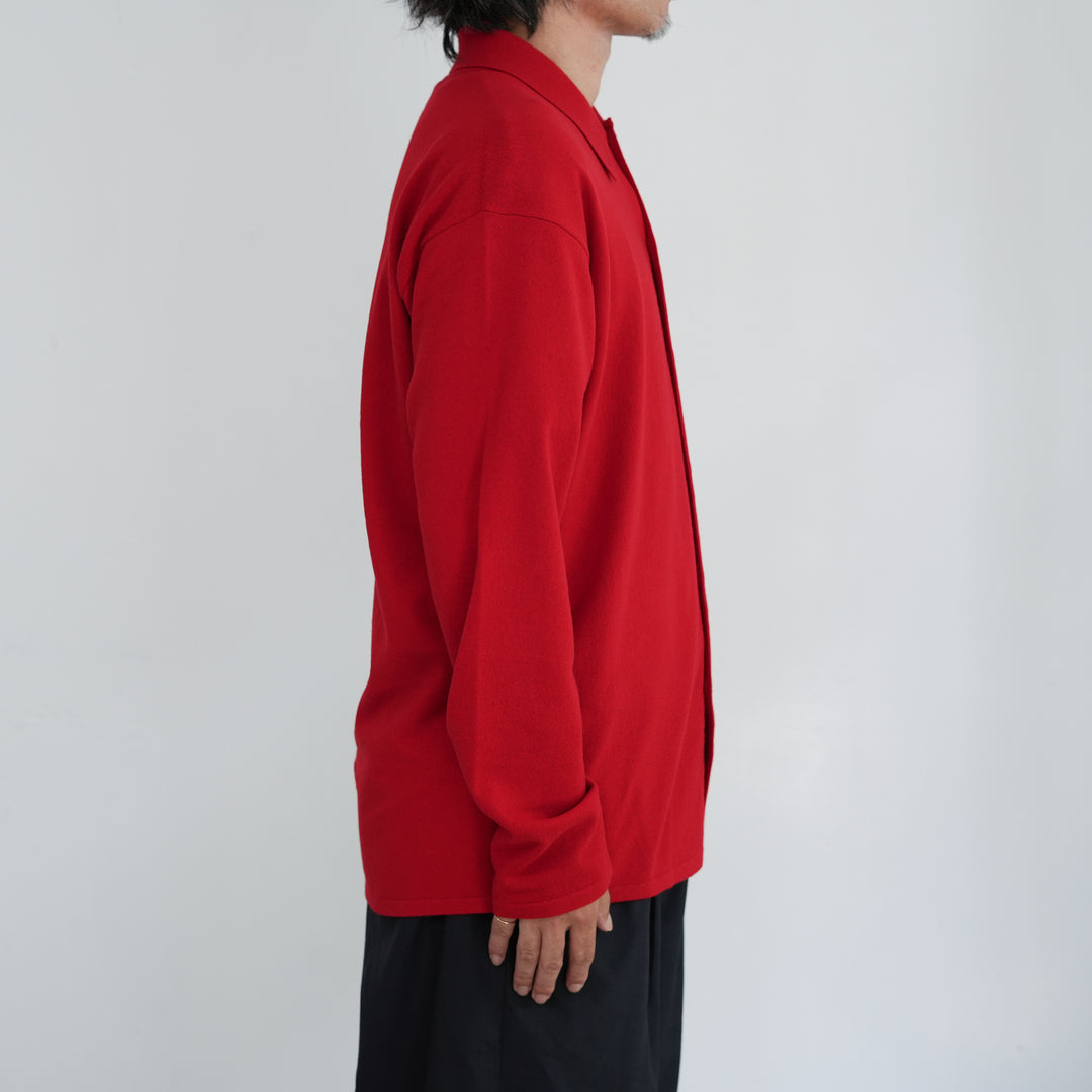 25AW】AURALEE HIGH TWIST WOOL KNIT SHIRT CARDIGAN 