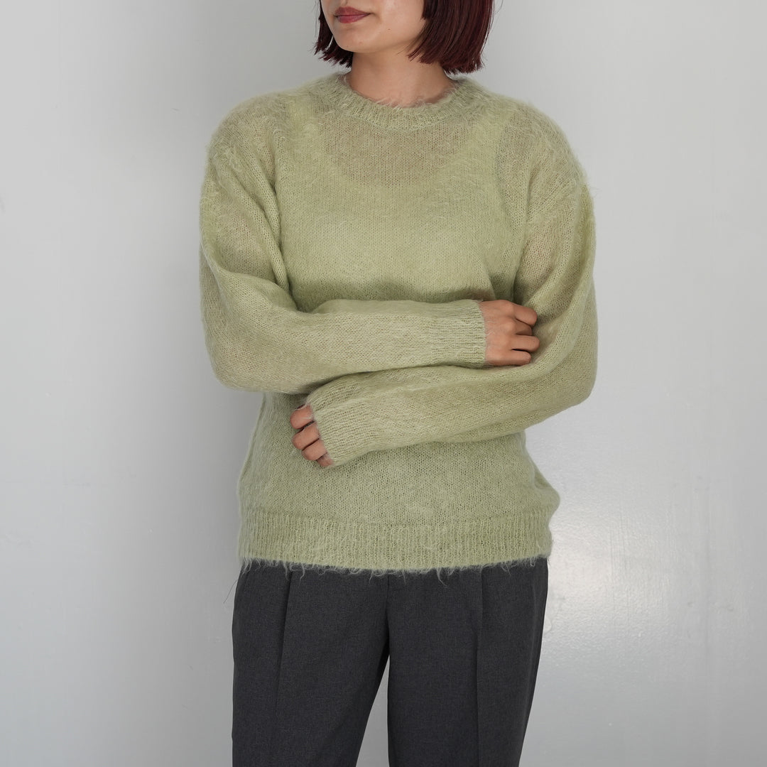 AURALEE ライトグリーン フーディ AURALEE オーラリー 20SS WASHED FINX TWILL BIG SHIRTS