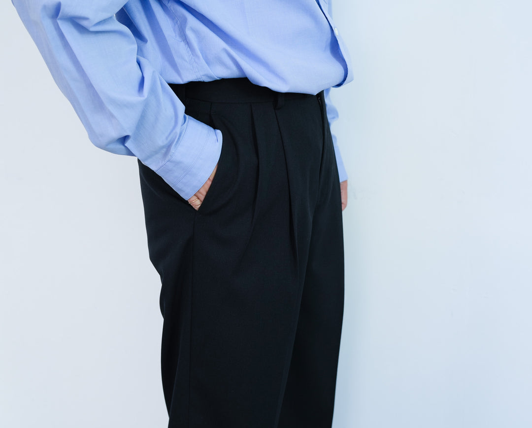 25AW】AURALEE LIGHT WOOL MAX GABARDINE TWO-TUCK SLACKS