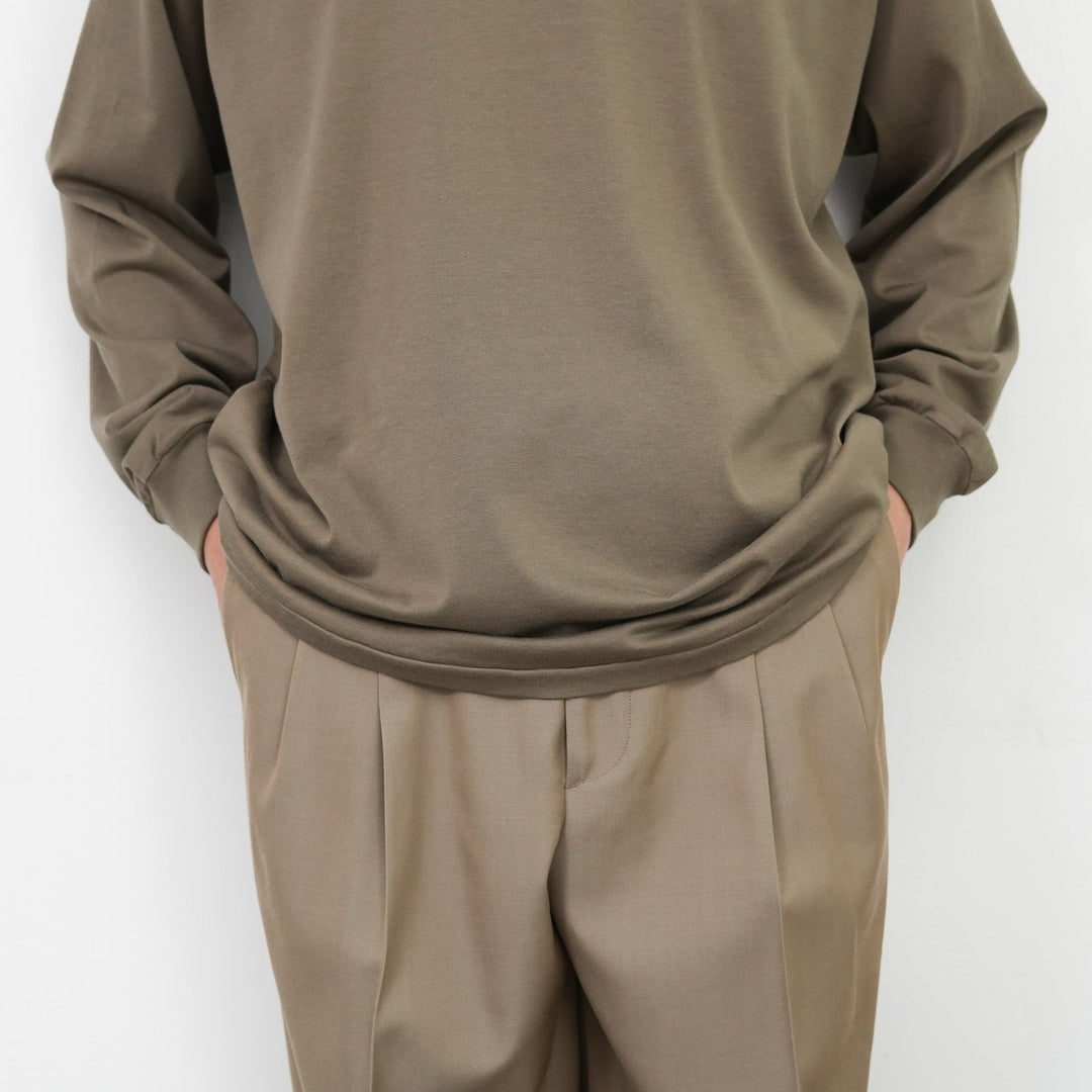 25AW】AURALEE LUSTER PLAITING L/S TEE 