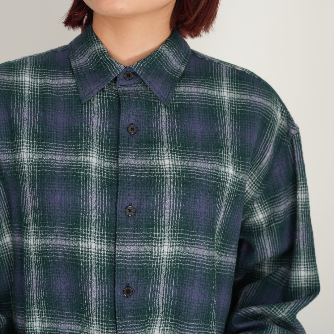 オーラリー 25秋冬 ウールシャツ オーラリーのウールチェックシャツ。【 2025 S/S】【AURALEE