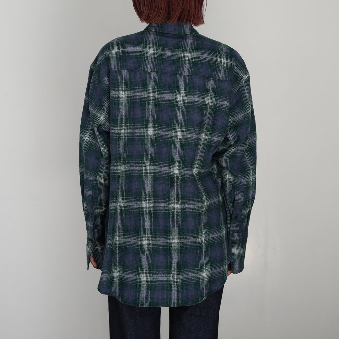 25AW】AURALEE AIRY WOOL CHECK SHIRT 