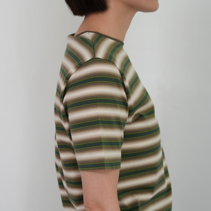 トップス 25AW GRADIENT STRIPE JERSEY TEE 4 トップス 25AW GRADIENT STRIPE JERSEY TEE 4 Gradient Stripe Jersey