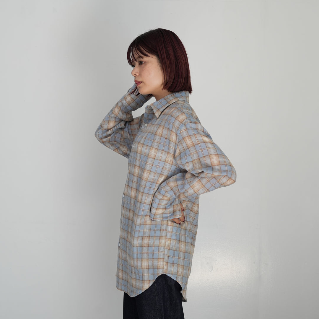 25AW】AURALEE AIRY WOOL CHECK SHIRT 