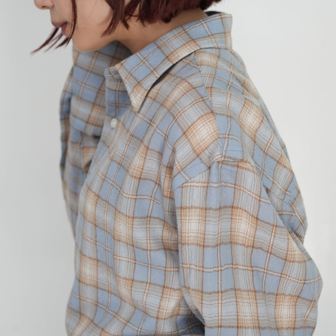 25AW】AURALEE AIRY WOOL CHECK SHIRT 