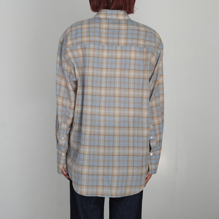 25AW】AURALEE AIRY WOOL CHECK SHIRT 