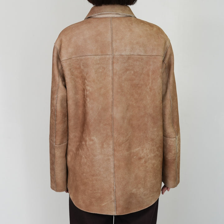25AW】AURALEE MERINO MOUTON SHIRT BLOUSON 