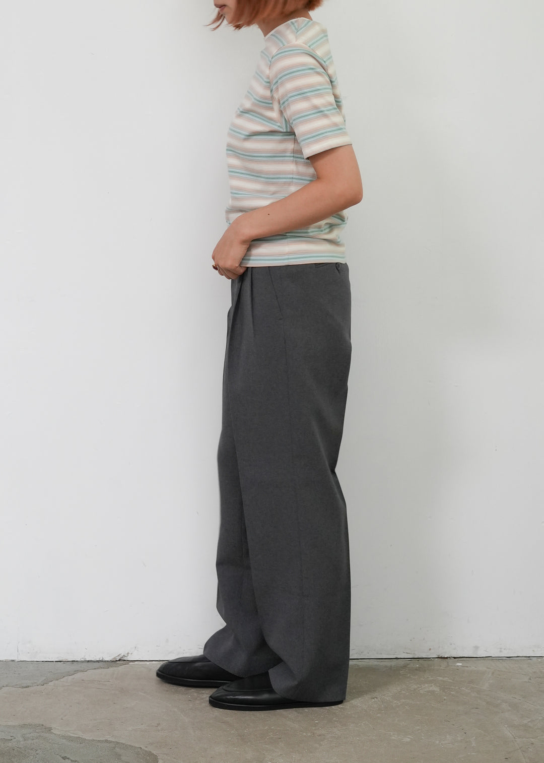 25AW】AURALEE GRADIENT STRIPE JERSEY TEE 