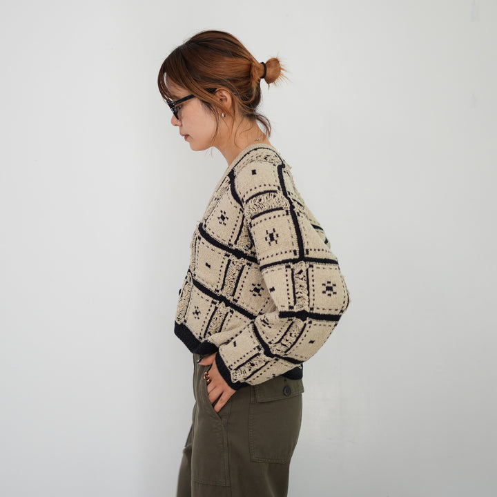 25AW】ONICA Blocked-Jacquard Jacket 