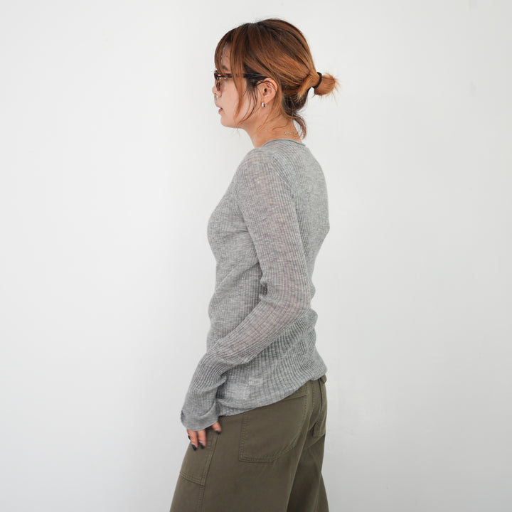25AW】THE SHINZONE CASHMERE SILK RIB KNIT – Chum!