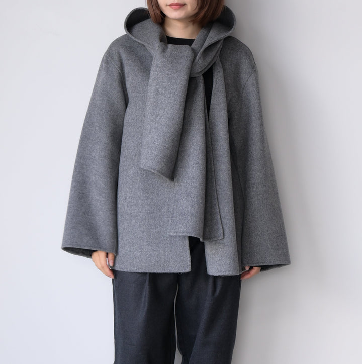 SUPER 100`S WOOL DOUBLE CLOTH BLOUSON Super130's WOOL DOUBLE CLOTH