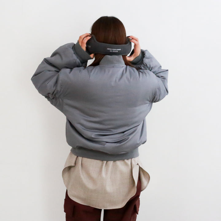 レリアン キャラオクルス ノーカラージャケット 濃紺ネイビー 9M ノー