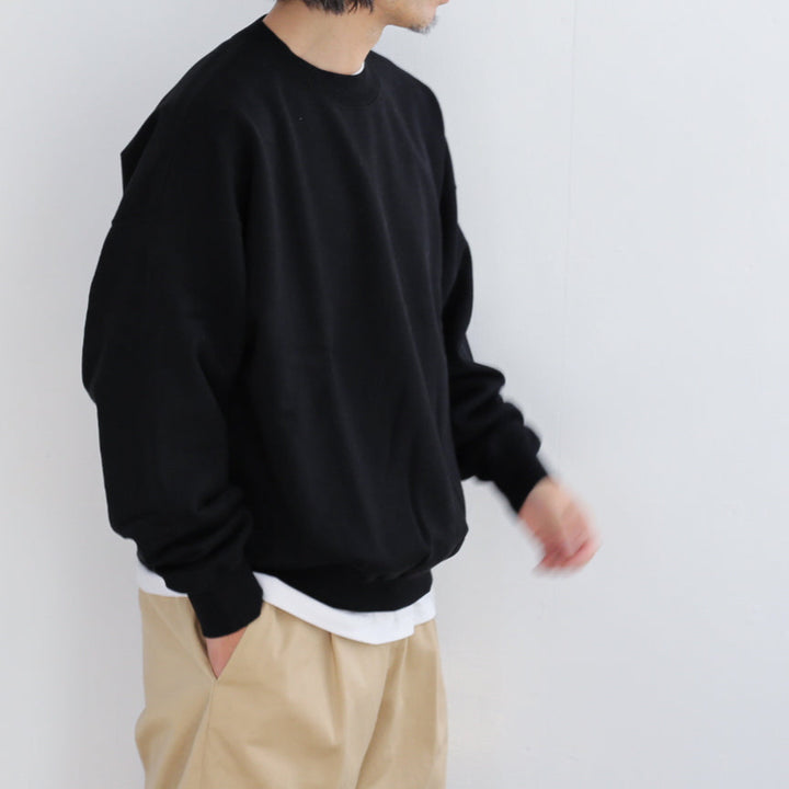awasa Supima Aging Cotton Crew Neck Sweat 