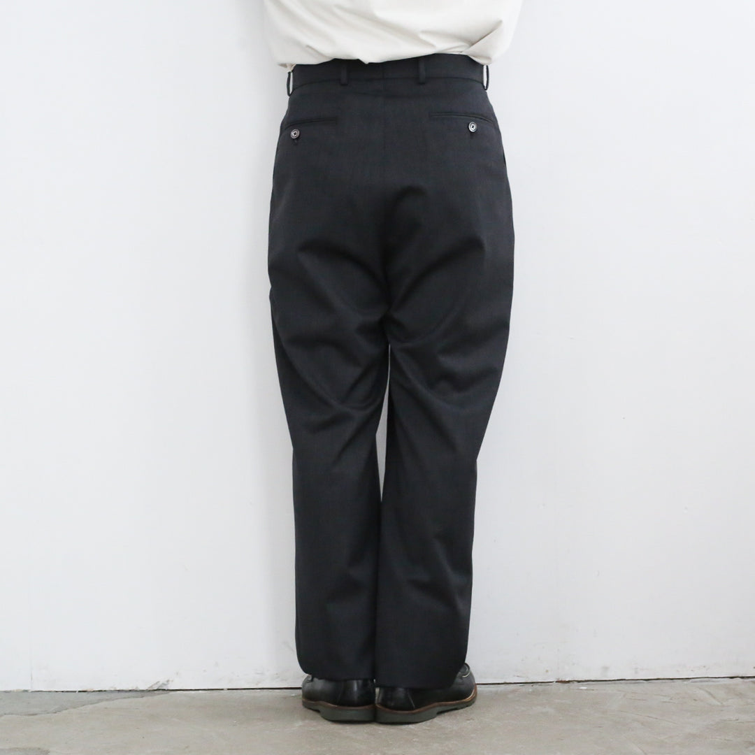 NEAT 25ss ウールギャバジン　ワイド46 NEAT｜Wool Gabardine｜WIDE - K.Brown｜PRODUCT｜Continuer Inc