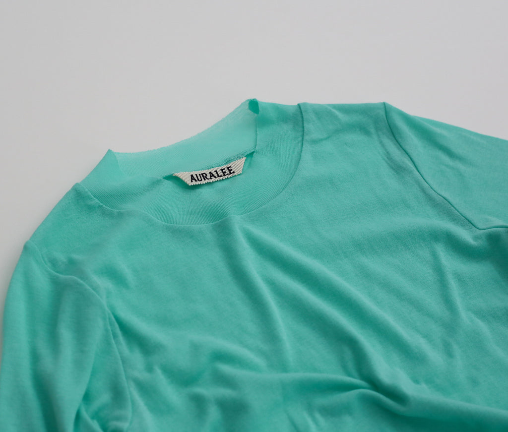 AURALEE(オーラリー)HIGH GAUGE SHEER RIB TEE AURALEE SUPER HIGH GAUGE SHEER RIB TEE – Chum!