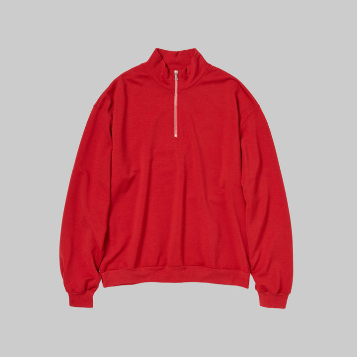 u*0様 AURALEE オーラリー SWEAT P/O 25AW】AURALEE LIGHT WOOL SWEAT HALF ZIP P/O 