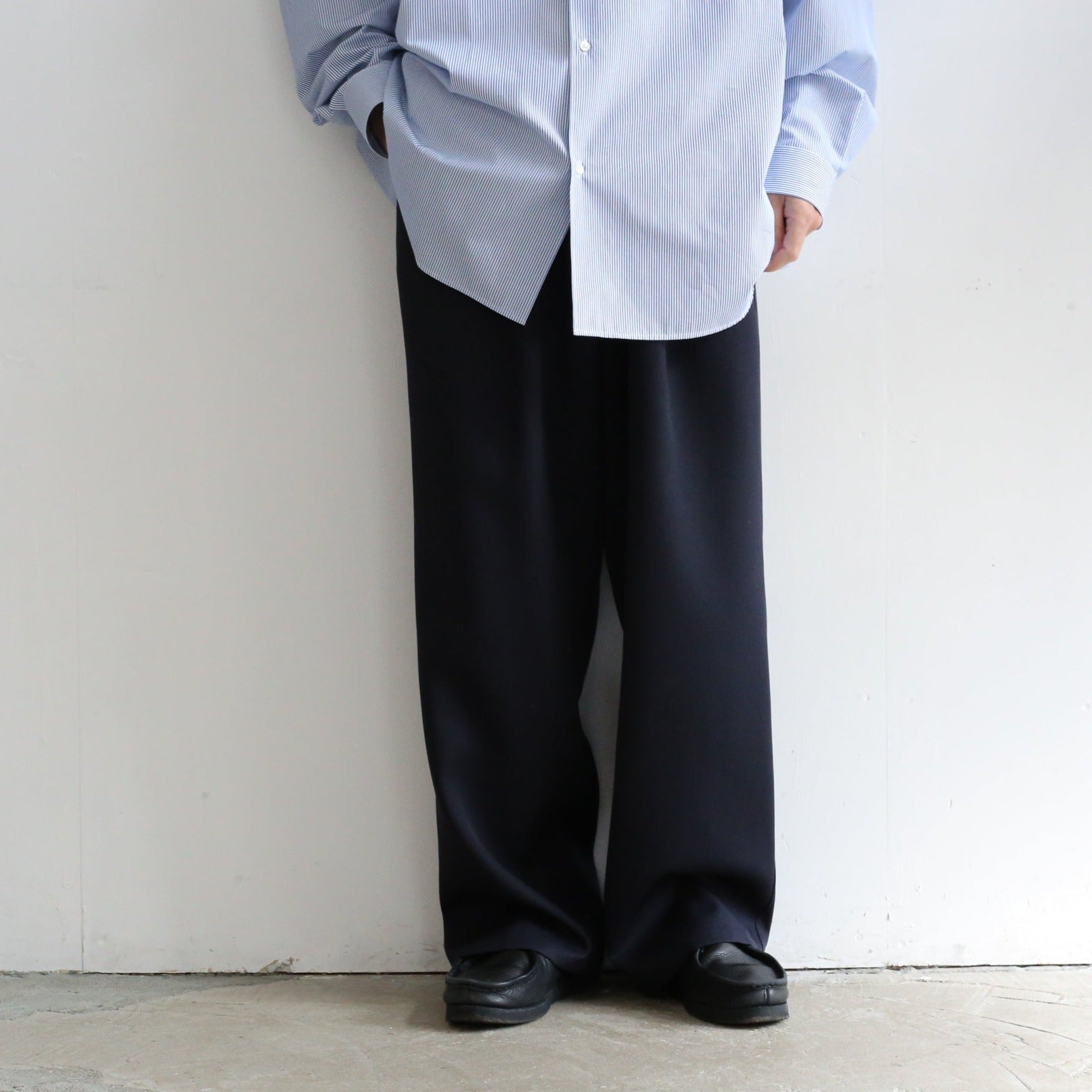 Graphpaper Scale Off wool Wide ChefPants